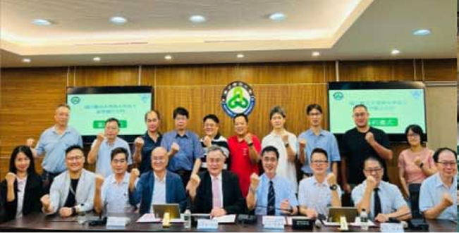 簽署產學合作計畫：甲安埔廠商協進會／國立聯合大學／大甲高工